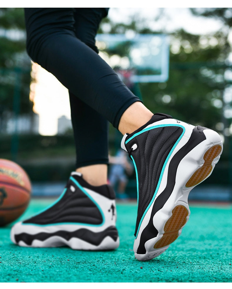 Trendy Basketball Shoes / Thick Bottom, Wear-resistant, High-top