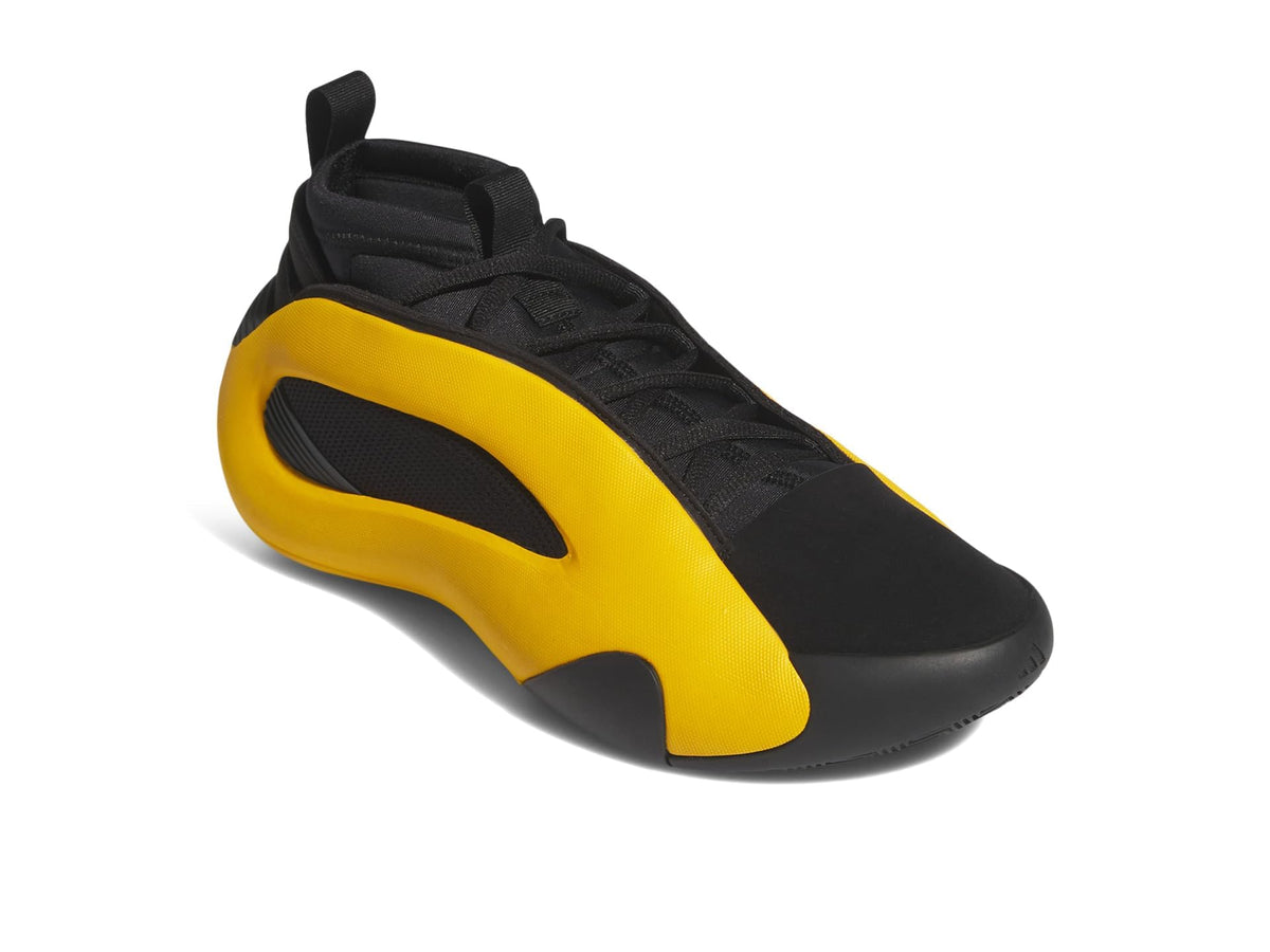 Adidas Men's Harden Volume 8 Basketball Sneaker Crew Yellow/Black/Silver Metallic 6.5