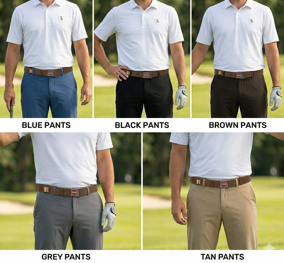 THE BYRD GOLF BELT - Brown