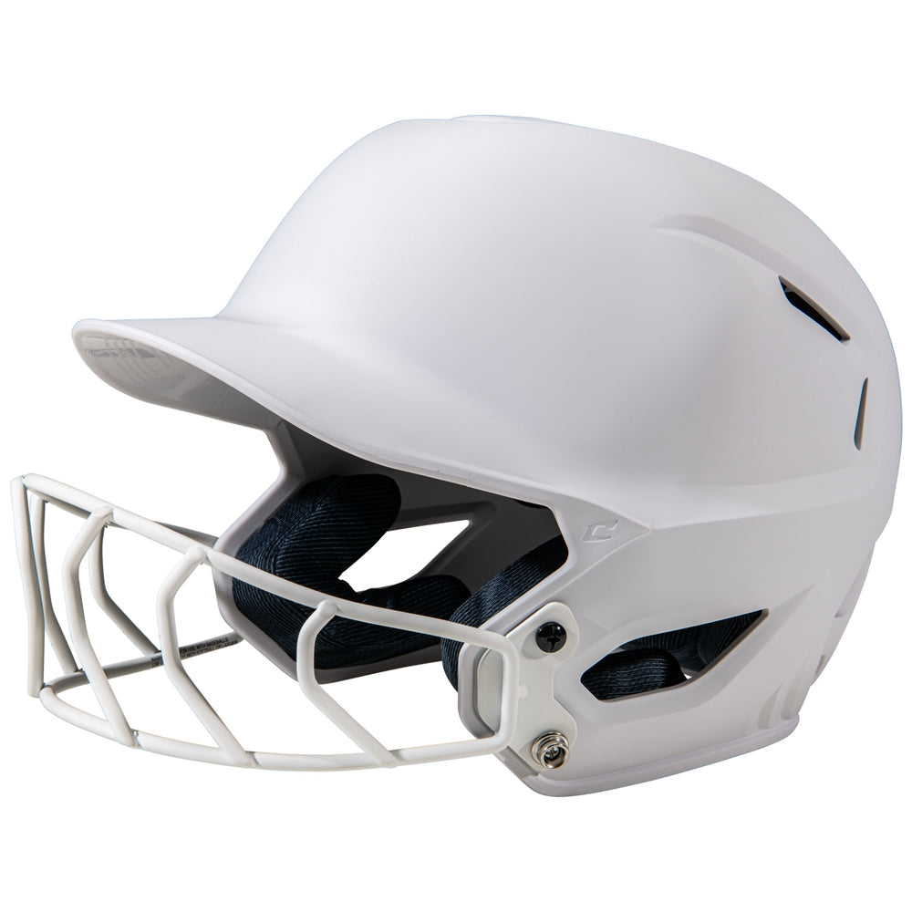 HXE MATTE SOFTBALL HELMET W/FACEMASK