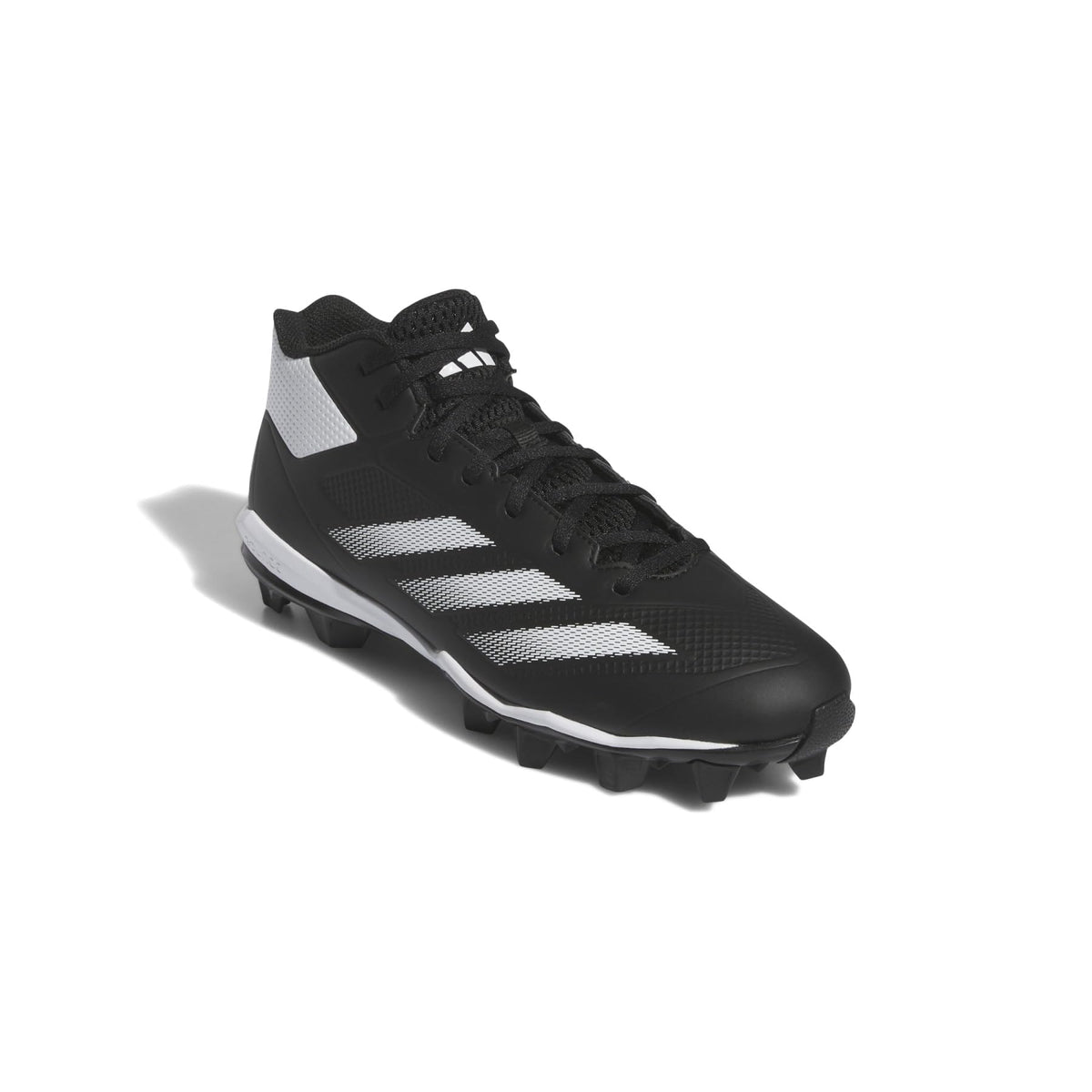 Adidas Men's Adizero Impact Molded Baseball Sneaker Black/White/Black 9.5