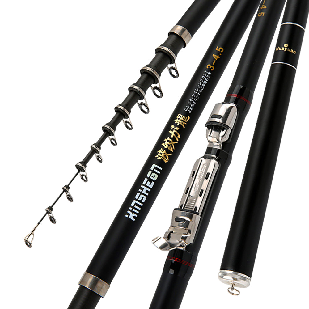 Corrugated Longji Fishing Rocky Rod Light Hard Carbon Hand And Sea Dual-purpose Fishing Gear Set