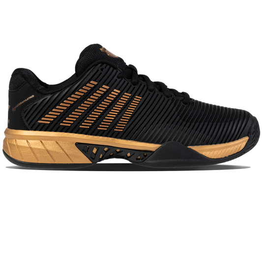 K-Swiss/Master Athletics Men's Hypercourt Express 2 Tennis Shoe (Black/Gold)