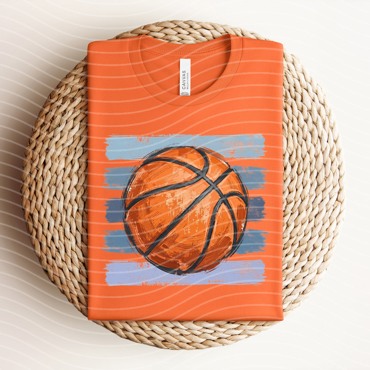 Basketball Stripes Graphic Tee