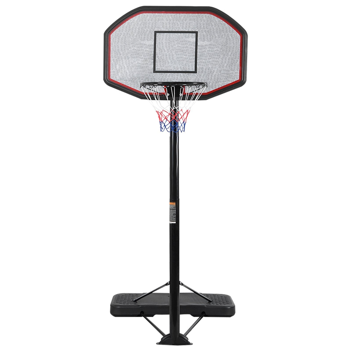 Indoor Outdoor Height Adjustable Basketball Hoop
