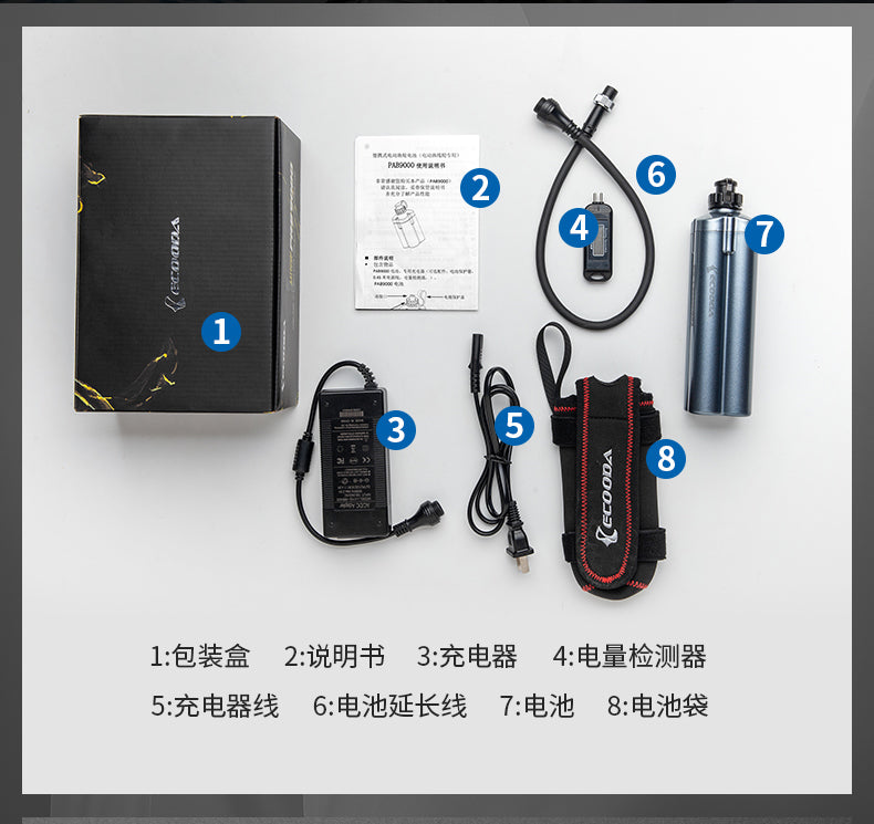 ECOODA® Deep-Drop Electric Fishing Reel Battery