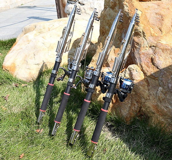 Wholesale Sea Pole Automatic Fishing Rod Spring  Super Hard Long Shot Throwing Rod Set