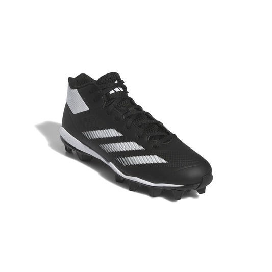 Adidas Men's Adizero Impact Molded Baseball Sneaker Black/White/Black 9.5