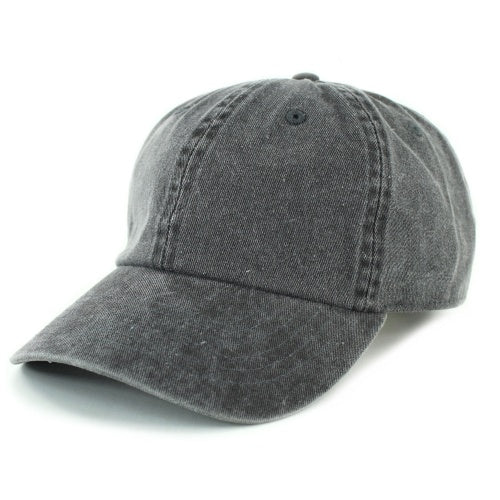 Newhattan 100% Cotton Solid Color SOFT Baseball Caps