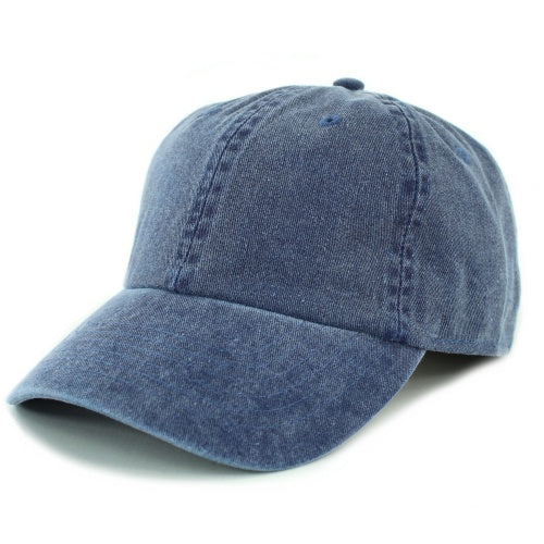 Newhattan 100% Cotton Solid Color SOFT Baseball Caps