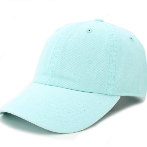 Newhattan 100% Cotton Solid Color SOFT Baseball Caps