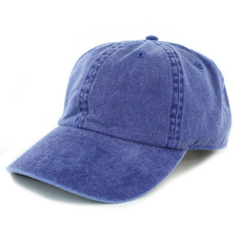 Newhattan 100% Cotton Solid Color SOFT Baseball Caps