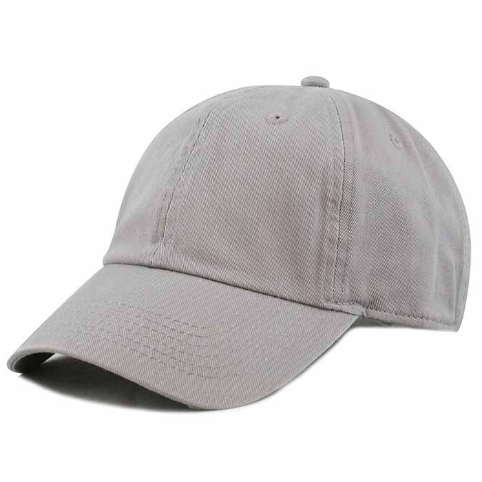 Newhattan 100% Cotton Solid Color SOFT Baseball Caps