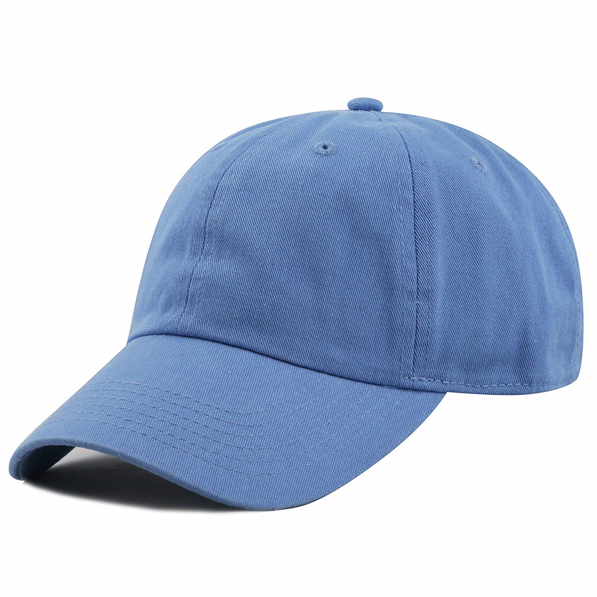 Newhattan 100% Cotton Solid Color SOFT Baseball Caps