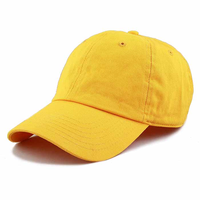 Newhattan 100% Cotton Solid Color SOFT Baseball Caps