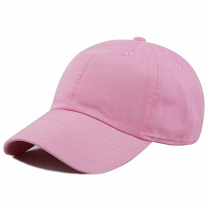 Newhattan 100% Cotton Solid Color SOFT Baseball Caps