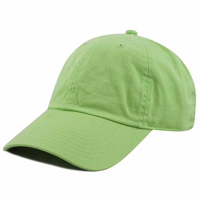 Newhattan 100% Cotton Solid Color SOFT Baseball Caps