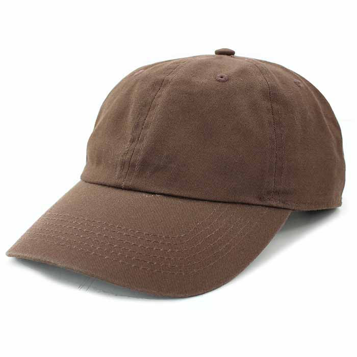 Newhattan 100% Cotton Solid Color SOFT Baseball Caps