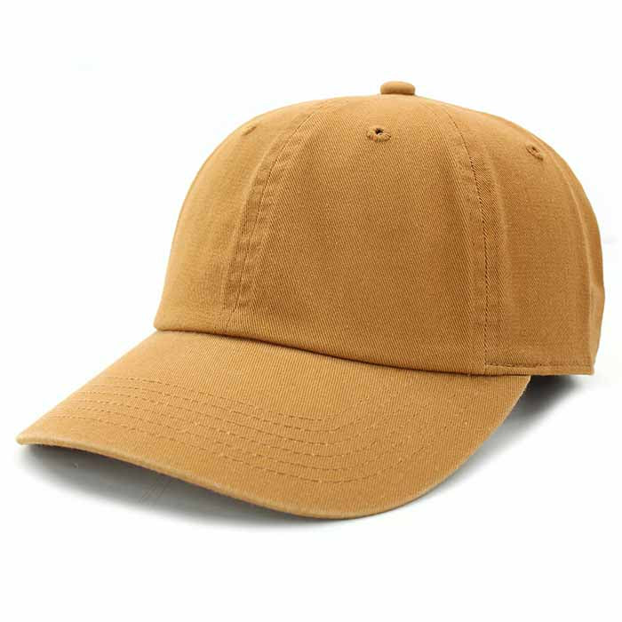 Newhattan 100% Cotton Solid Color SOFT Baseball Caps