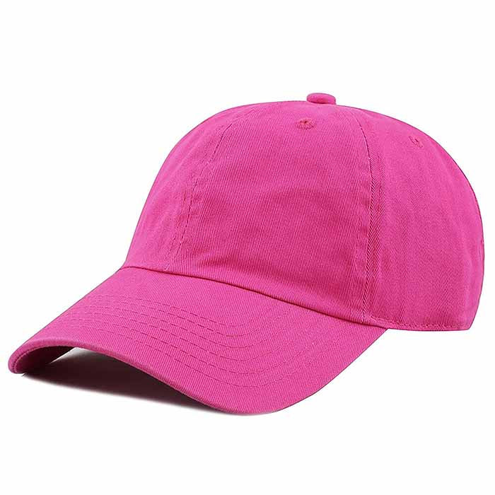 Newhattan 100% Cotton Solid Color SOFT Baseball Caps