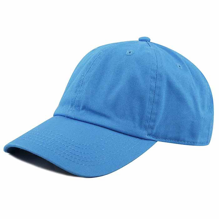 Newhattan 100% Cotton Solid Color SOFT Baseball Caps