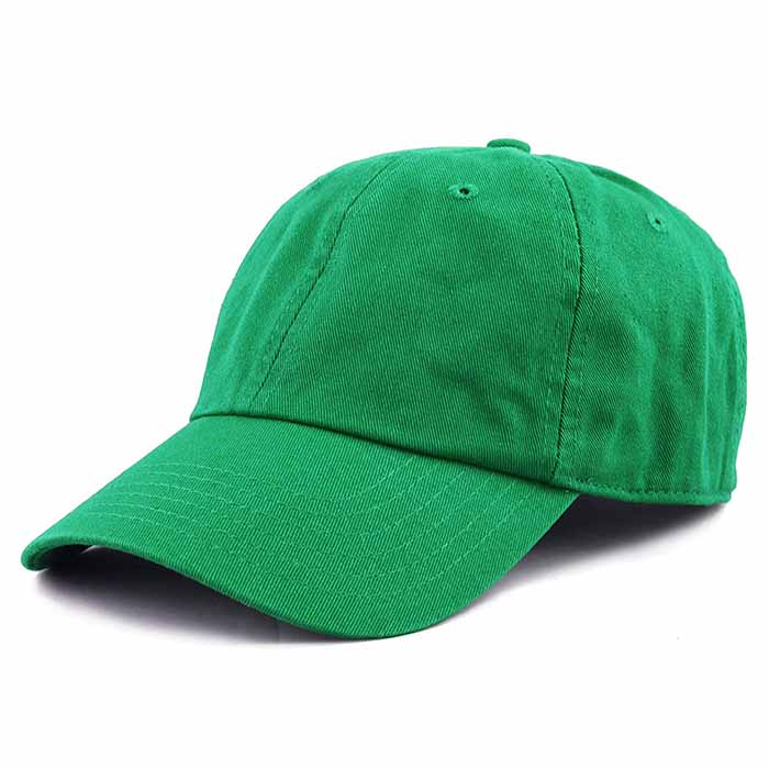 Newhattan 100% Cotton Solid Color SOFT Baseball Caps