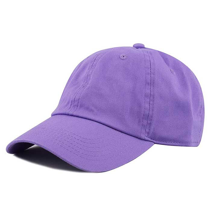Newhattan 100% Cotton Solid Color SOFT Baseball Caps