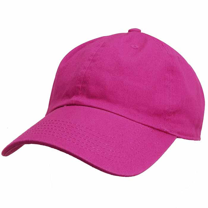 Newhattan 100% Cotton Solid Color SOFT Baseball Caps
