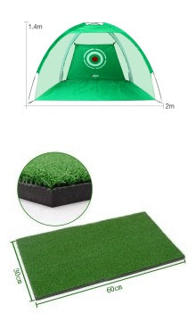 Golf Practice Net Tent - Hitting Cage & Training Equipment