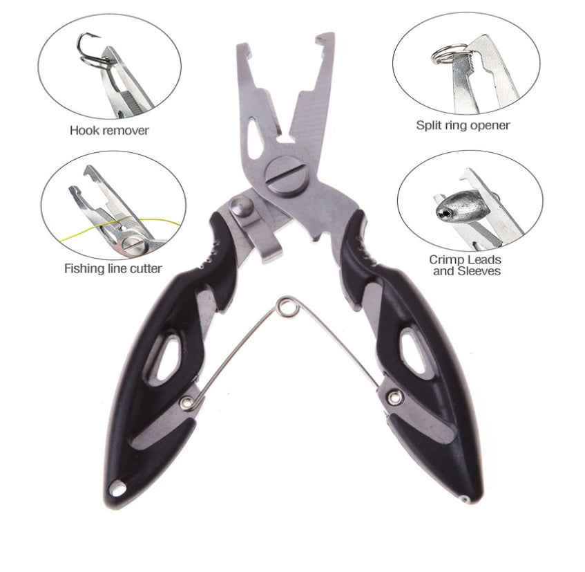 Fishing Gear Fish Lip Stainless Steel Scissors - Fishing Grip Set Pliers Accessory Tool