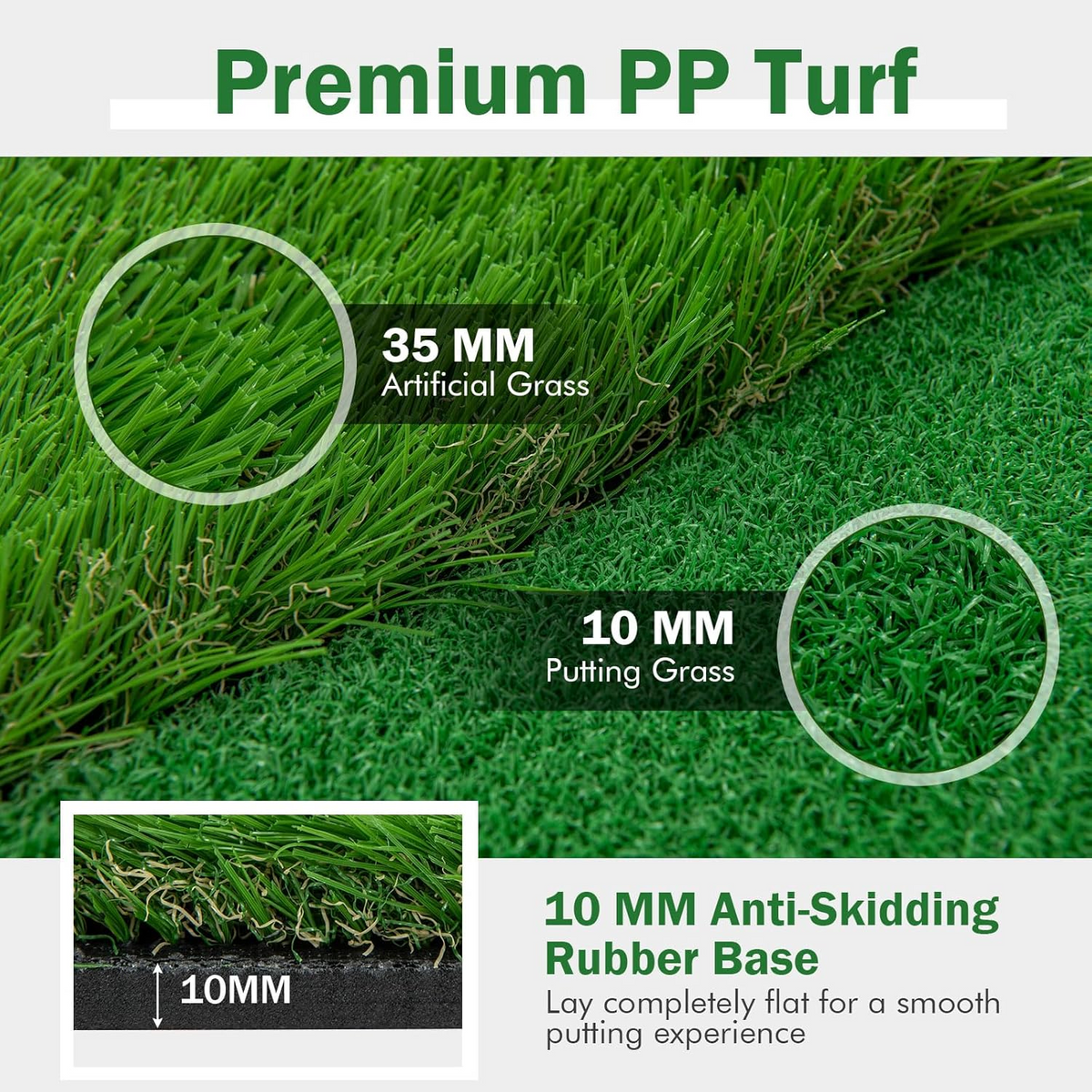 GreenDrive Golf Net And Hitting Mat Combo
