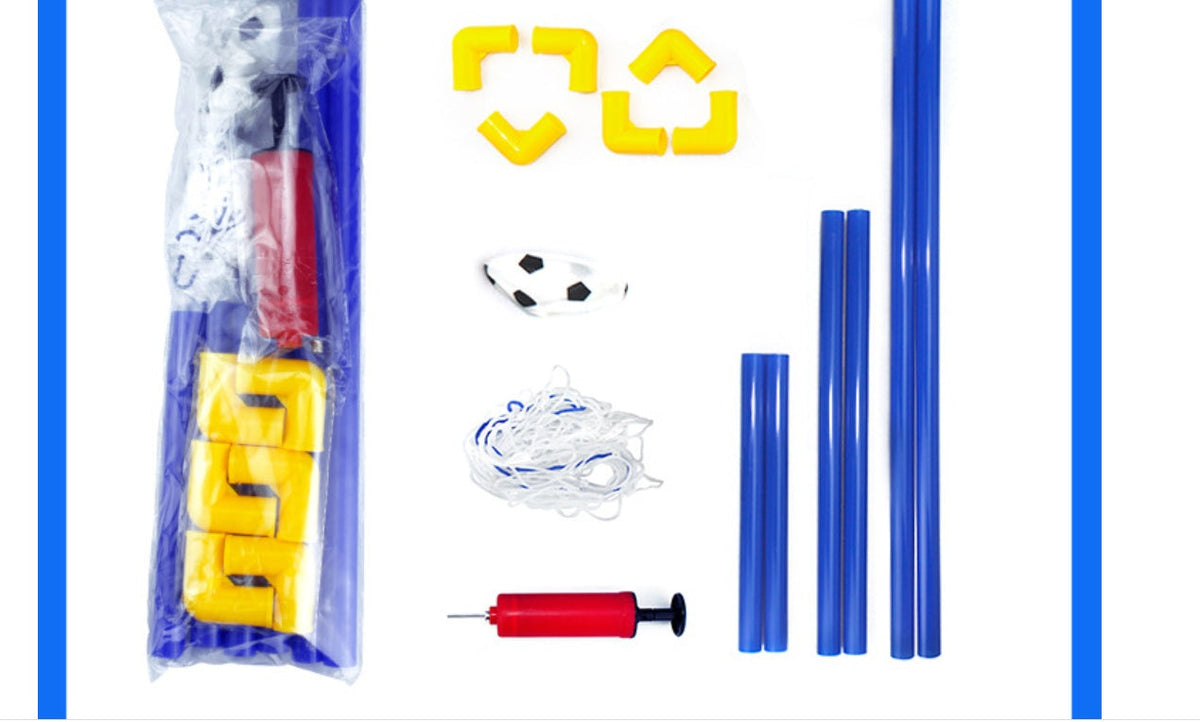 Folding Mini Football Soccer Ball Goal Post Frame Set