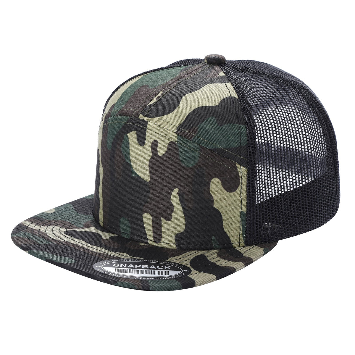 Camouflage Snapback or Buckle Velcro Adjustable Camo Baseball Cap