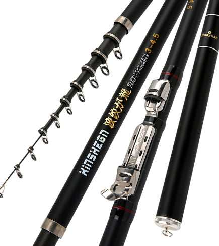 Corrugated Longji Fishing Rocky Rod Light Hard Carbon Hand And Sea Dual-purpose Fishing Gear Set