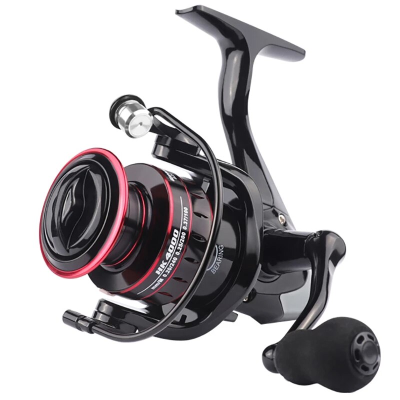 1000-7000 Metal Spool 5.2:1 Gear Ratio Spinning Reel Carp For Saltwater Sea