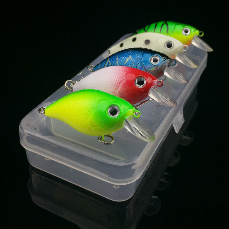 WALK FISH 5 Pcs Lot Fishing Lure 5 Color Minnow Road Bait Small Fatty Fish Bait Fishing Gear Hard Bait Spinner Artificial Bait
