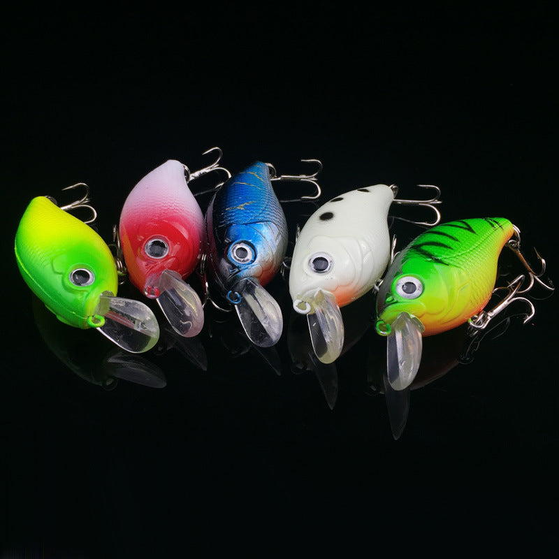 WALK FISH 5 Pcs Lot Fishing Lure 5 Color Minnow Road Bait Small Fatty Fish Bait Fishing Gear Hard Bait Spinner Artificial Bait