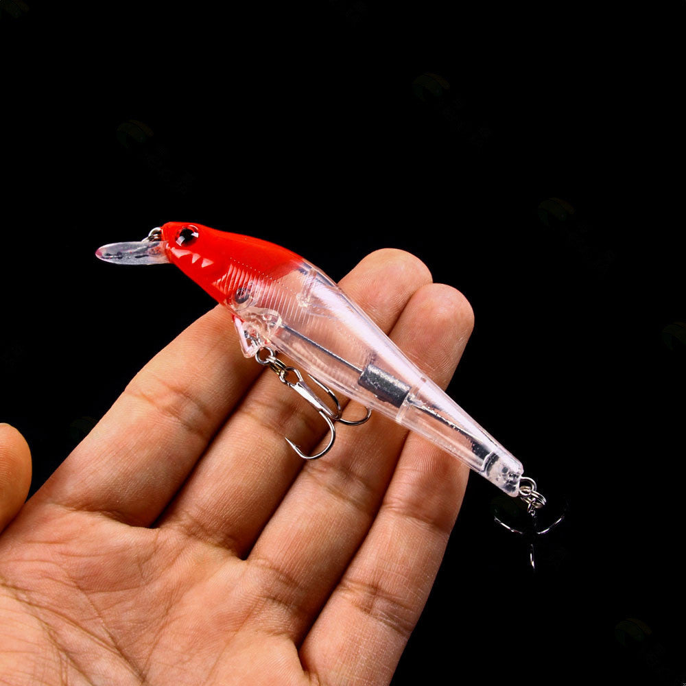 43-Piece Portable Fishing Gear Set - Plastic Bait