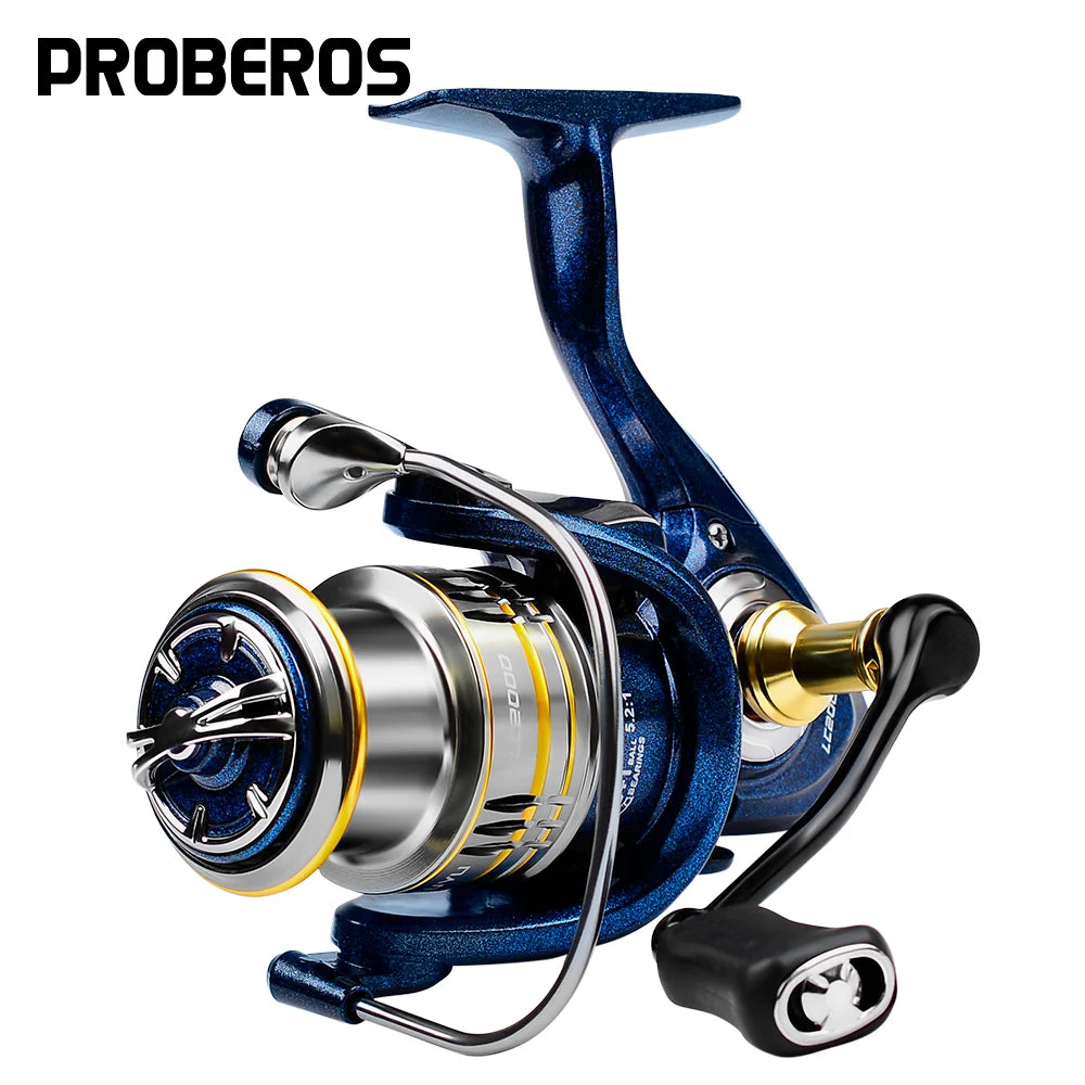 1pc Metal Spinning Wheel Speed Ratio 5.2:1, Far Into Luya Wheel Can Be Sea Fishing Boat fishing Gear
