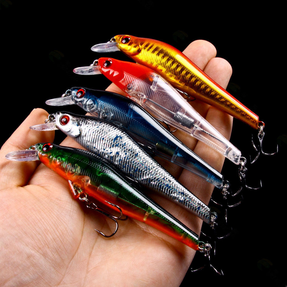 43-piece Suit Portable Fishing Gear Set Plastic Bait