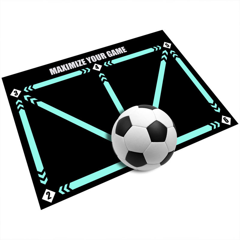 Football Training Mat Durable Non Slip Foldable Kids Adults Dribble Training Mat  Indoor Outdoor