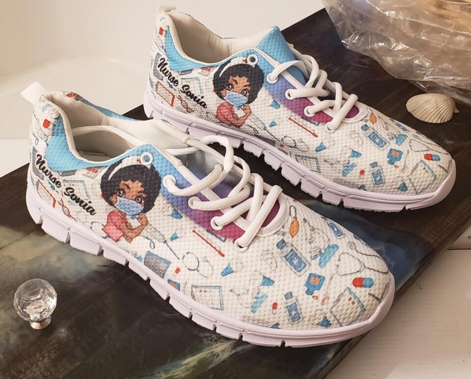 Personalized Basketball Girl Sneakers - Best Gift Idea For Basketball Lovers