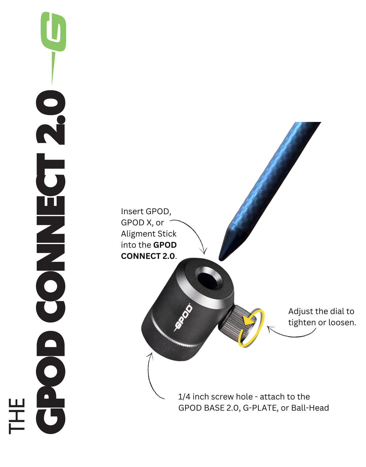 GPOD (Magnetic Golf Monopod And Training Aid)