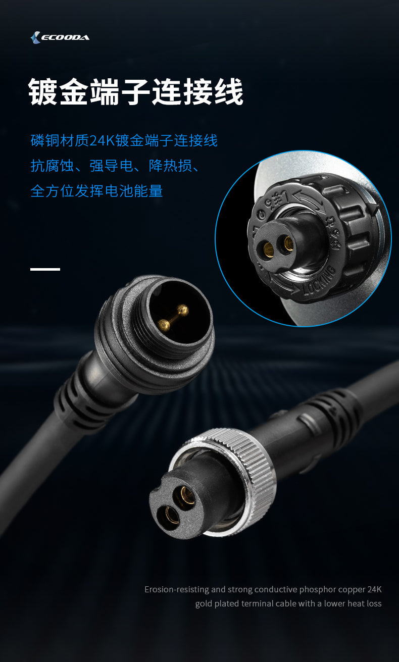 ECOODA® Deep-Drop Electric Fishing Reel Battery