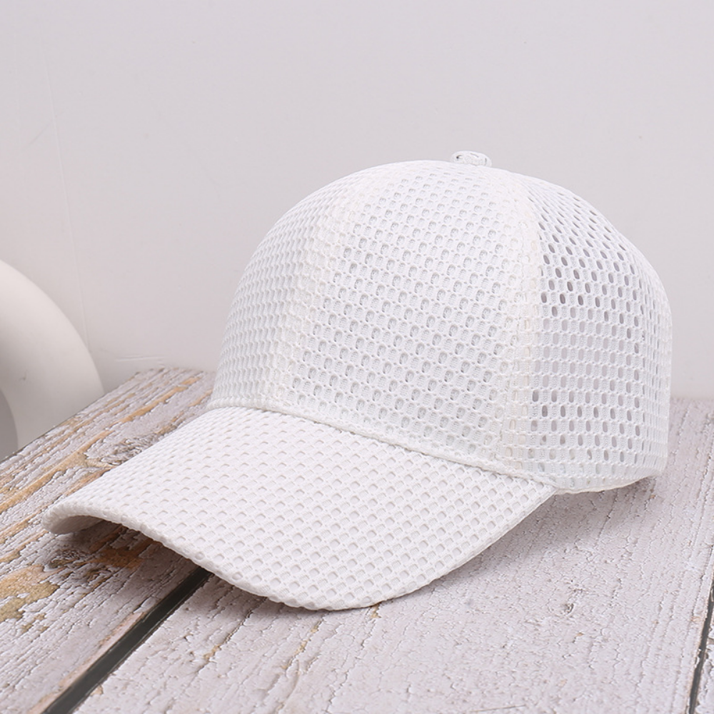 Summer All-over Mesh Breathable Baseball Cap For Men And Women, Lightweight, Open-weave, Quick-drying Mesh Fabric