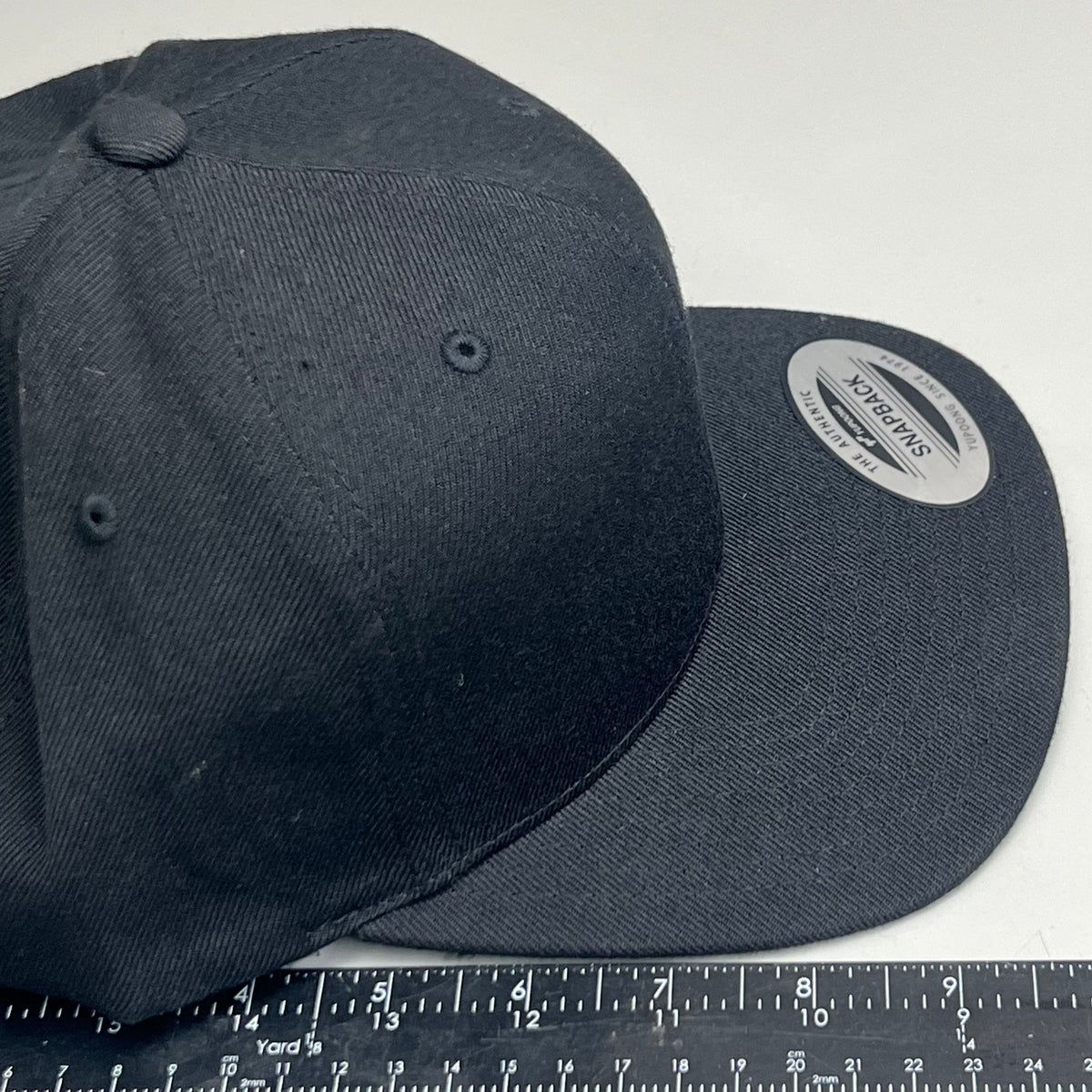 YUPOONG (10 PACK) Classic Snapback Baseball Cap / Hat - Black - Bulk!