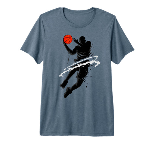 Basketball Player Fan Hoops Basketball T-Shirt - Trendy Graphic Unisex