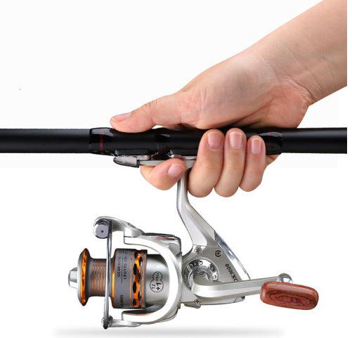 Corrugated Longji Fishing Rocky Rod Light Hard Carbon Hand And Sea Dual-purpose Fishing Gear Set