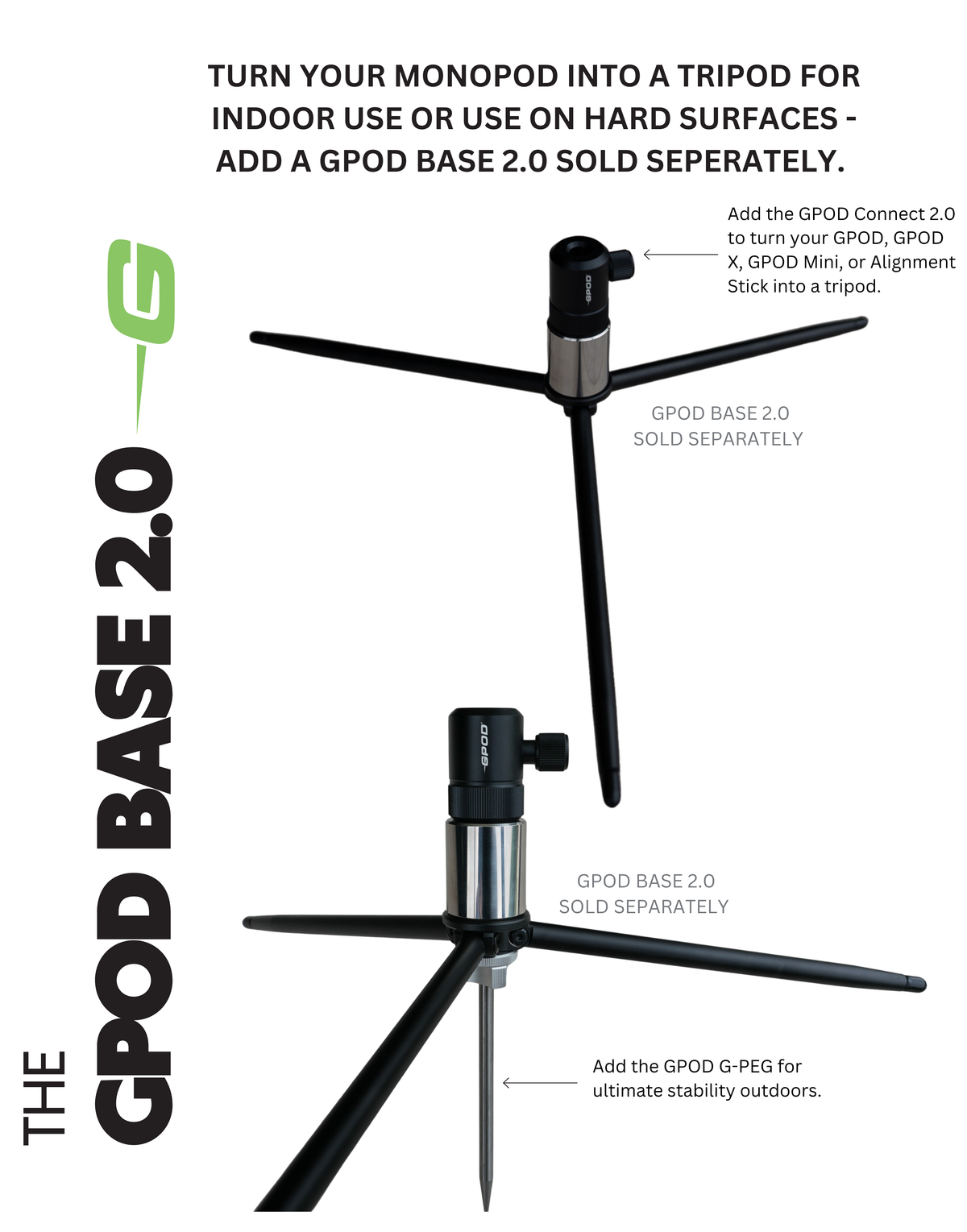 GPOD (Magnetic Golf Monopod And Training Aid)