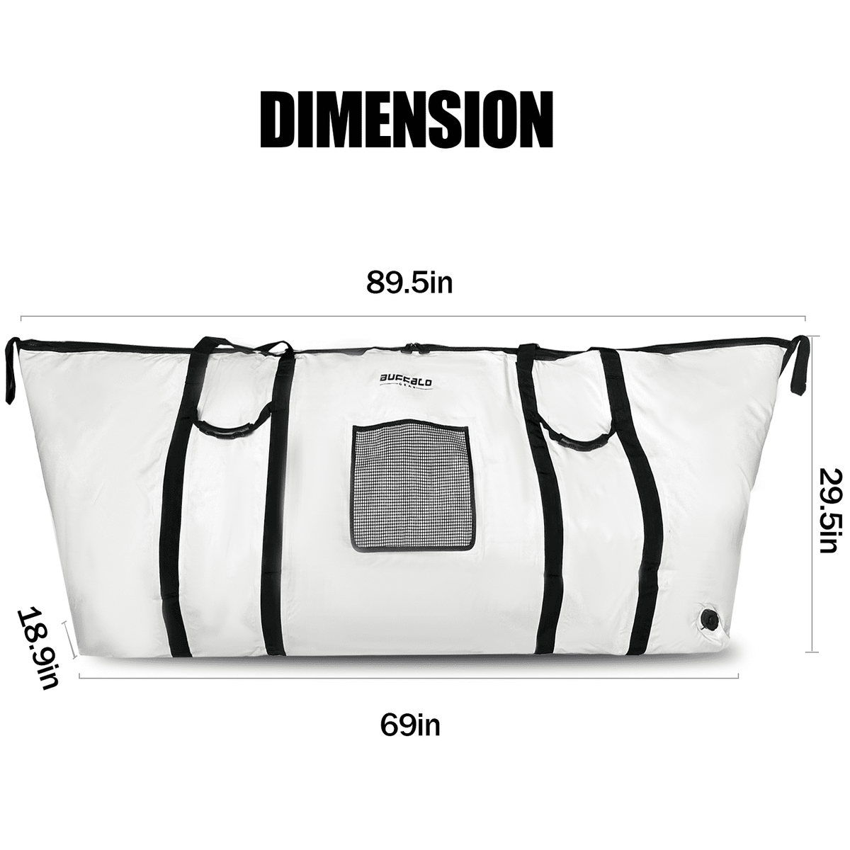 90'' Heavy-Duty Fish Cooler Bag - Offshore Tuna Kill Bag